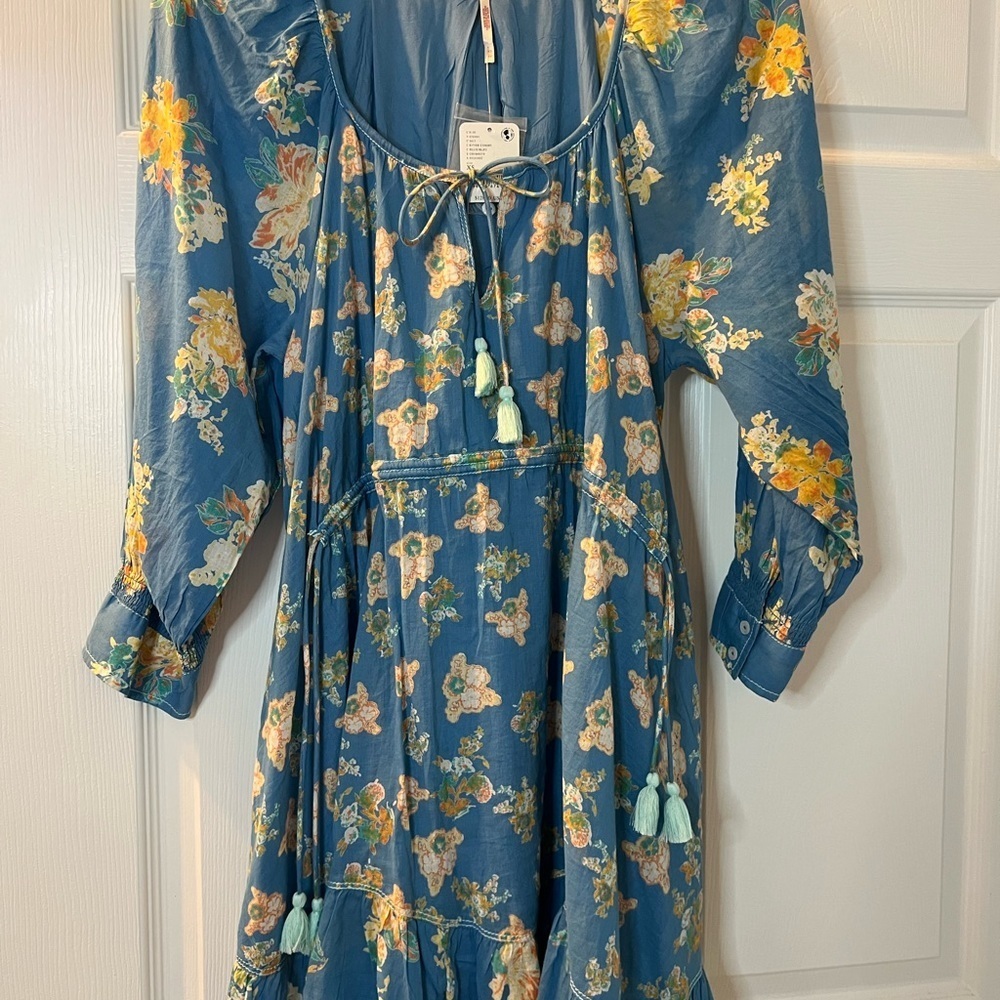 Free People | Camella Floral Print Minidress NWT - Picture 7 of 11